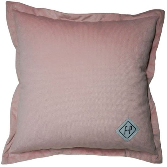 Poduszka dekoracyjna F-P VELVET 45x45 PINK różowa ozdobna duża na fotel łóżko kanapę balkon taras Fabryka-Poduszek