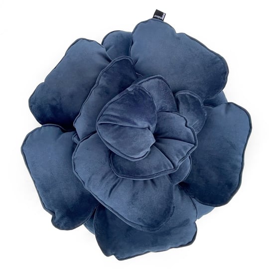Poduszka dekoracyjna kwiat aksamit 40 cm welur velvet COLOUR-CONTRAST