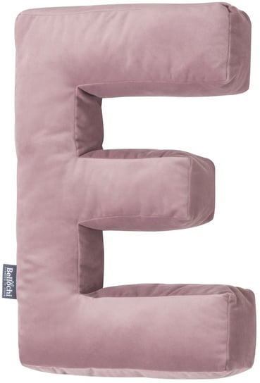 Poduszka dekoracyjna literka E różowa Bellochi