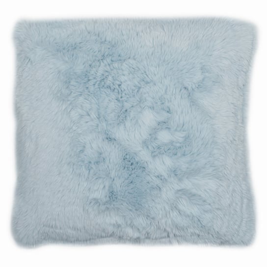Poduszka dekoracyjna MD pluszowa, niebieska, 45x45 cm MD