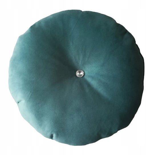 Poduszka dekoracyjna ozdobna okrągła welur velvet TURKUS salon 40cm prezent Inna marka