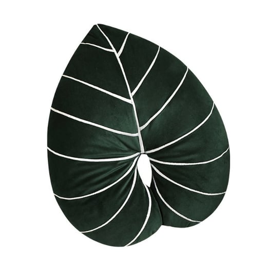 Poduszka dekoracyjna pluszowa w kształcie liścia - typ 4 Hedo