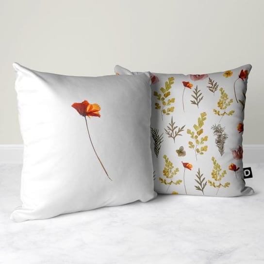 Poduszka dekoracyjna SPRING wzór SP12 | suszone polne kwiaty poduszka 45 x 45 cm (z wypełnieniem) Decordruk