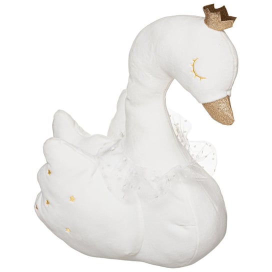 Poduszka dekoracyjna, Swan, Biała, 35x26 cm Homeland