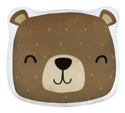 Poduszka dekoracyjna, TEDDY BEAR Miś, brąz, 38 cm Domarex