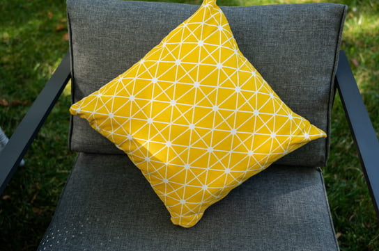 Poduszka dekoracyjna żółta Inna marka