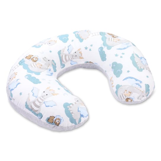 Poduszka do karmienia 130 x 45 cm - mała poduszka do karmienia piersią w podróży Smoki Totsy Baby