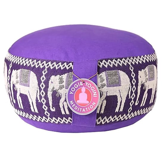 Poduszka do medytacji z nadrukiem słonia fioletowa Inna marka