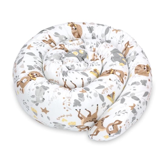 Poduszka do spania na boku 300 cm bawełna - poduszka długa wałek do spania pod kark jeleń Totsy Baby