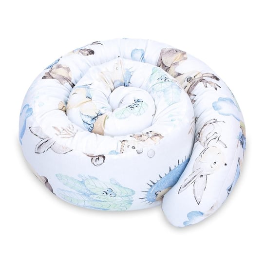 Poduszka do spania na boku 300 cm bawełna - poduszka długa wałek do spania pod kark jeżyk Totsy Baby