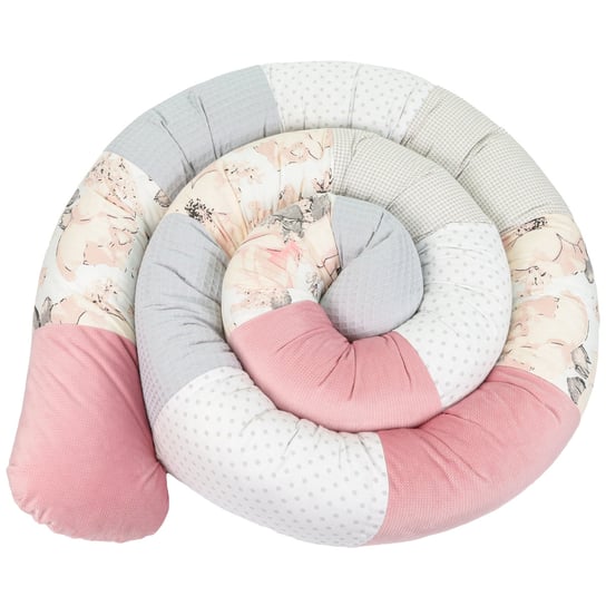 Poduszka do spania na boku, wąż do łóżeczka bawełna 300 cm Totsy Baby