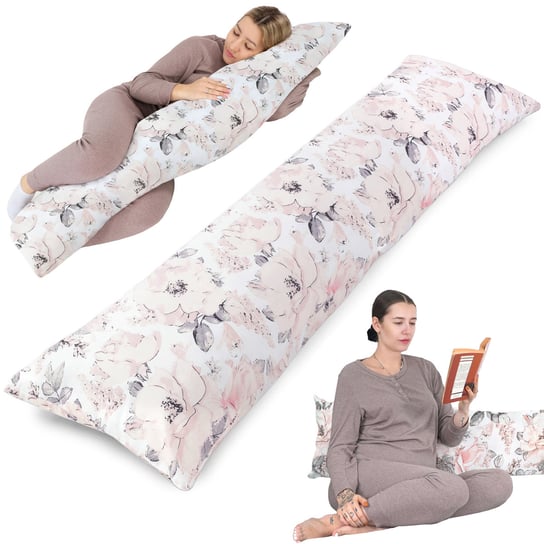 Poduszka do spania na boku z poszewką, poduszka dekoracyjna 40x145cm Amazinggirl