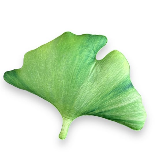 Poduszka duża zielona liść Ginkgo Biloba Miłorząb Poduszkownia