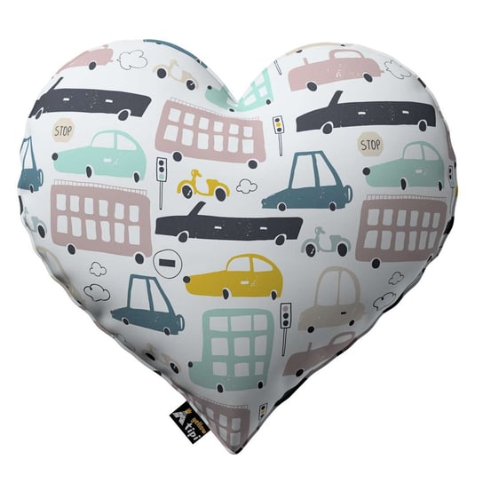 Poduszka Heart of Love, 45x15x45cm, Magic Collection Yellow Tipi