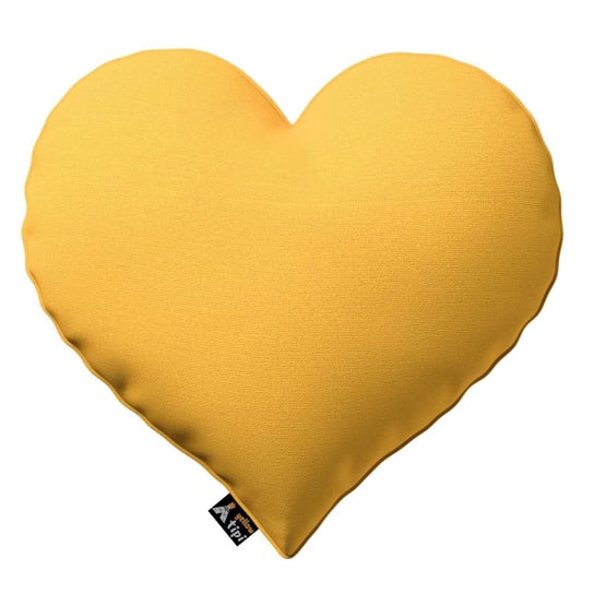 Poduszka Heart of Love, słoneczny żółty, 45x15x45cm, Happiness Yellow Tipi