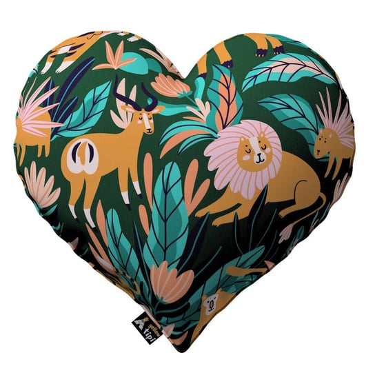 Poduszka Heart of Love, zielony, 45x15x45cm, Magic Collection Yellow Tipi