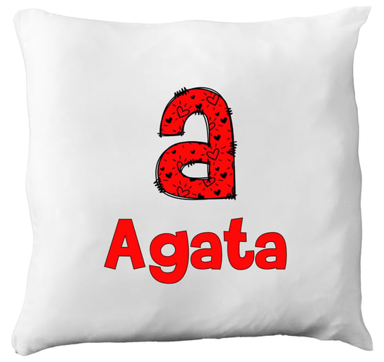 Poduszka imię Agata, prezent na każdą okazję, 2 Inna marka