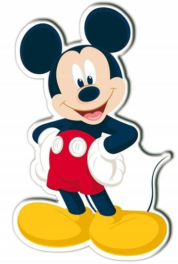 Poduszka Kształtka Myszka Miki 40X24 Mickey Mouse 0554 Dziecięca Jerry Fabrics
