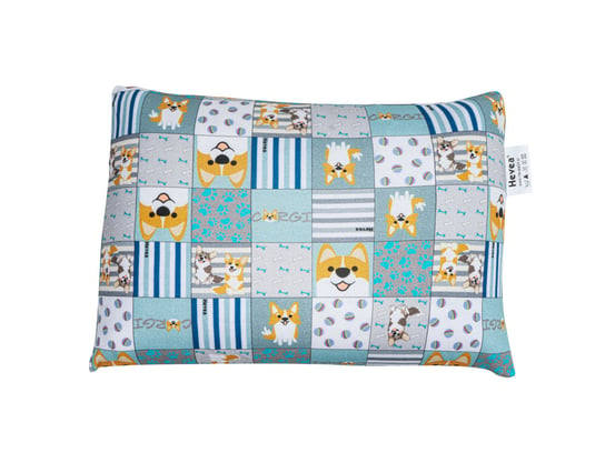 Poduszka lateksowa Hevea Milusie 40x30 (Corgi patchwork) Hevea