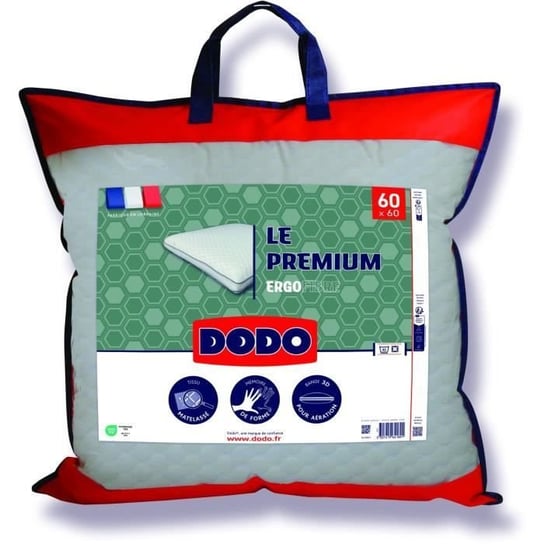 Poduszka Le Premium DODO - 60x60 cm - Pianka memory - Zdejmowany pokrowiec Dodo