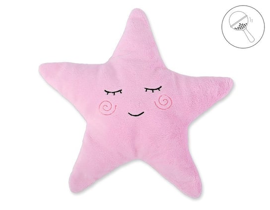 Poduszka Little Star Z Grzechotką- Różowa Inna marka