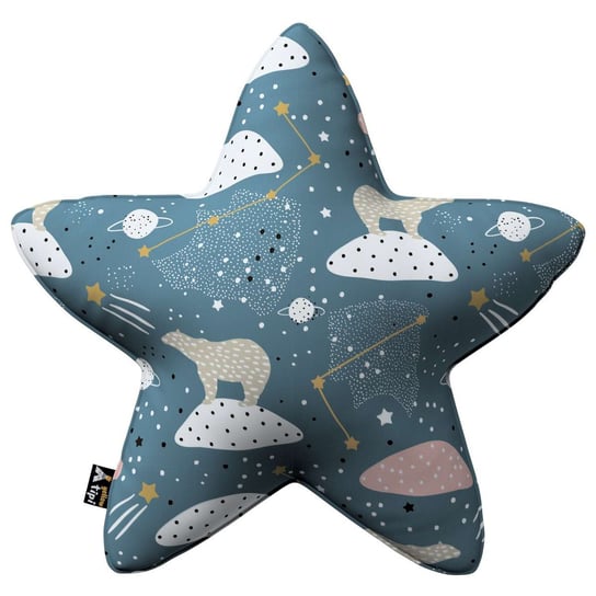 Poduszka Lucky Star, niebieski, 52x15x52cm, Magic Collection Yellow Tipi