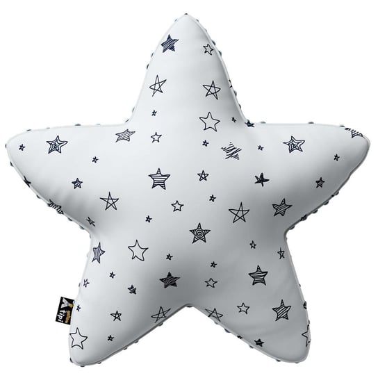 Poduszka Lucky Star z minky, 52x15x52cm, Magic Collection Yellow Tipi