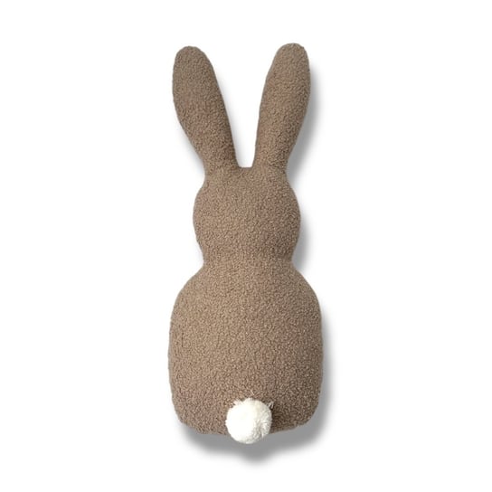 Poduszka minimalistyczny  Zając boucle beżowy Poduszkownia