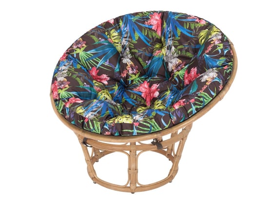 Poduszka na fotel ogrodowy Papasan/Jordrup, Soa, Kolorowe Liście, 114 cm HobbyGarden