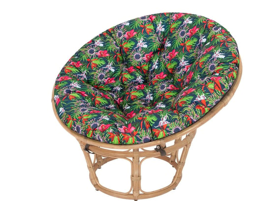 Poduszka na fotel ogrodowy Papasan/Jordrup, Soa, Kwiaty i liście, 114 cm HobbyGarden