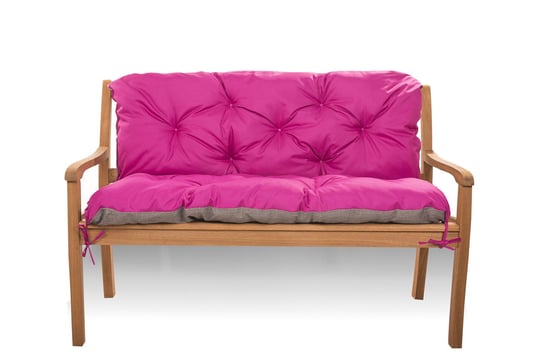 Poduszka na huśtawkę, 120 x 50 x 50 cm, Poduszka na ławkę ogrodową, Różowa Setgarden