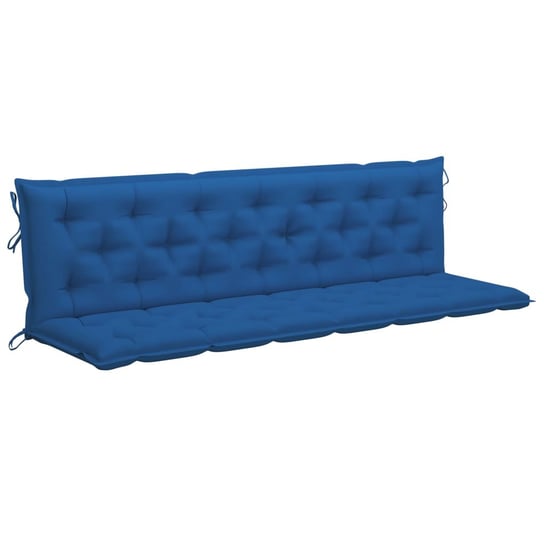 Poduszka na huśtawkę, niebieska, 200 cm, tkanina vidaXL