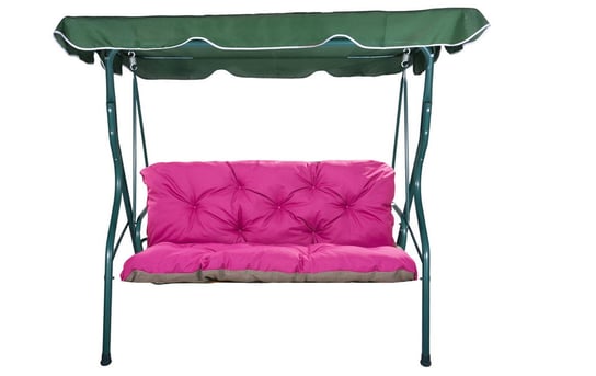 Poduszka na hustawkę ogrodową 120x60x50cm, Poduszka na hustawkę ogrodową 2-3-osobową Różowa Inny producent