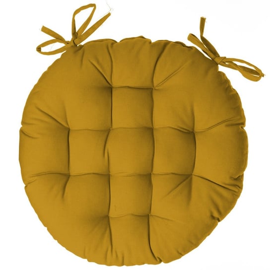 Poduszka na krzesło ATMOSPHERA, żółta, 38 cm Atmosphera
