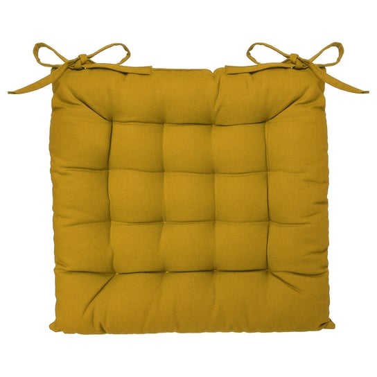 Poduszka na krzesło ATMOSPHERA, żółta, 38x38 cm Atmosphera