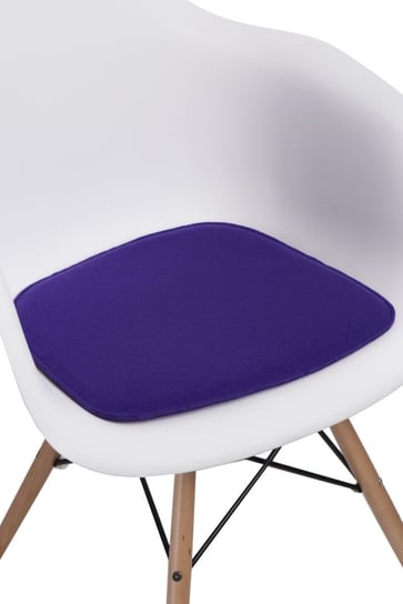 Poduszka na krzesło INTESI Arm Chair, fioletowa, 39x40 cm Intesi