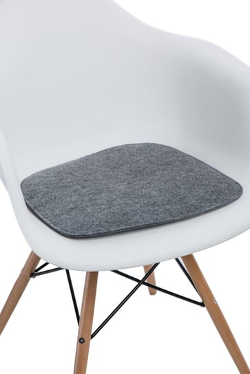 Poduszka na krzesło INTESI Arm Chair, szara, 39x40 cm Intesi