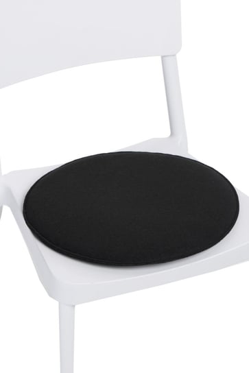 Poduszka na krzesło INTESI, czarna, , 39x39 cm Intesi