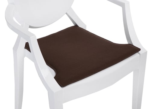 Poduszka na krzesło INTESI Royal,brązowa, 42x44 cm Intesi