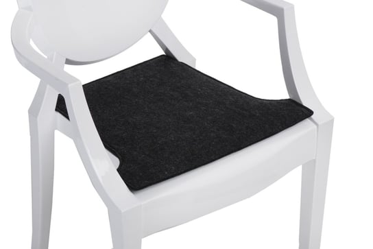 Poduszka na krzesło INTESI Royal, ciemnoszara, 42x44 cm Intesi
