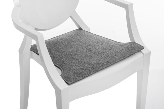 Poduszka na krzesło INTESI Royal, szara, 42x44 cm Intesi