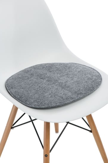 Poduszka na krzesło INTESI Side Chair, szara, 36x41 cm Intesi