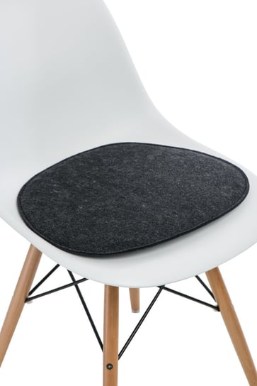 Poduszka na krzesło INTESI Side Chair, szara, 36x41 cm Intesi