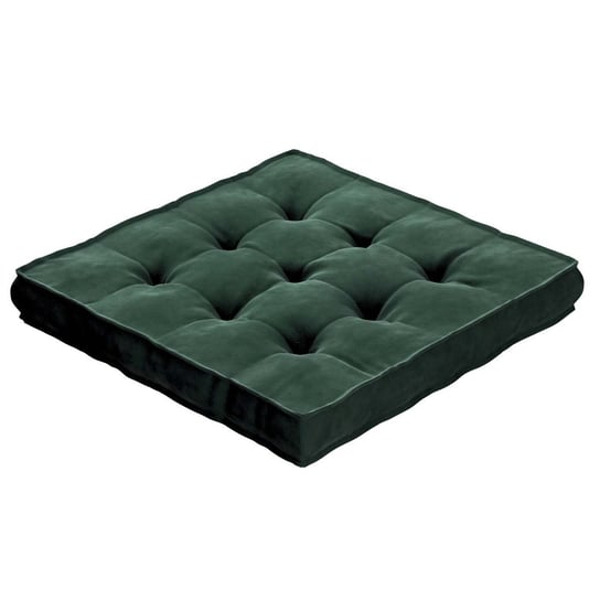 Poduszka na krzesło Kuba, ciemny zielony, 50 x 50 x 10 cm, Velvet Inna marka