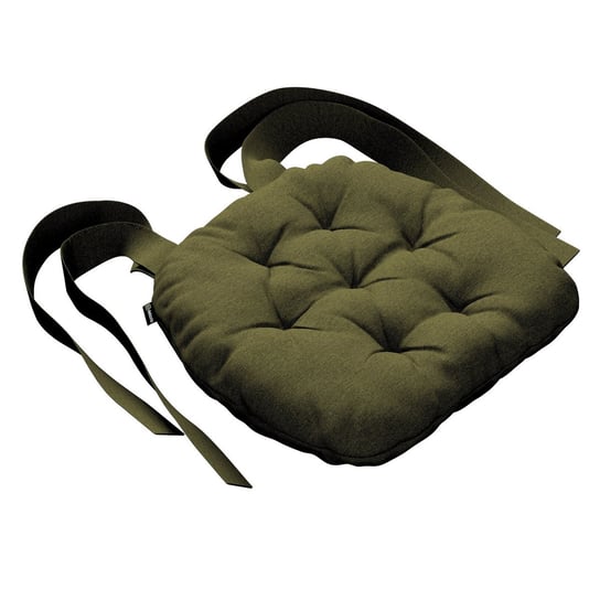 Poduszka na krzesło Marcin, oliwkowa zieleń, 40 x 37 x 8 cm, Etna Inna marka
