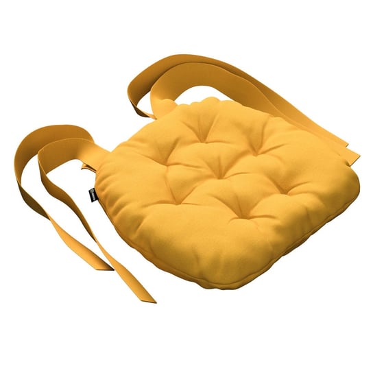Poduszka na krzesło Marcin, żółty, 40 x 37 x 8 cm, Loneta Inna marka