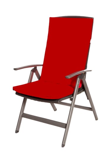 Poduszka na krzesło ogrodowe 110x47x4cm, czerwona poduszka ogrodowa, poduszka na fotel, poduszka ogrodowa, poduszka płaska/ Setgarden Inna marka