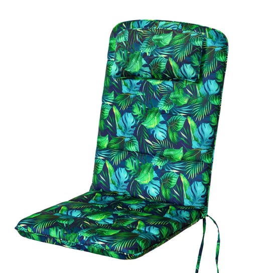 Poduszka Na Krzesło Ogrodowe "Antonia", Niebieskie Liście Inna marka