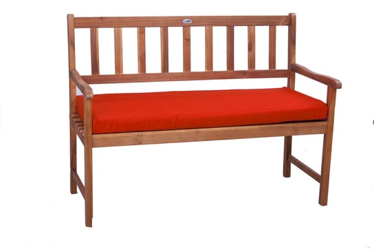 Poduszka na ławkę, 100x50x7cm, czerwona poduszka ogrodowa, siedzisko na ławkę, poduszka płaska, poduszka zewnętrzna, poduszka na ławkę ogrodową, poduszka na meble ogrodowe/ Setgarden Inna marka