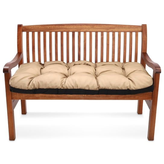 Poduszka na ławkę na zewnątrz, poduszka na paletę 100x50 cm - poduszki  do mebli ogrodowych beżowy Amazinggirl